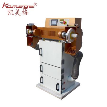 Kamege XD-371 Double Station Leather Edge Grinding Polishing Machine Single Sided Belt Making Factory